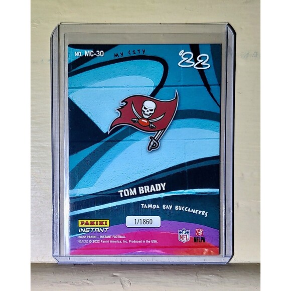 Tom Brady 2022 Panini NFL MyCity #30 Football Card 1/1860 - Picture 2 of 2